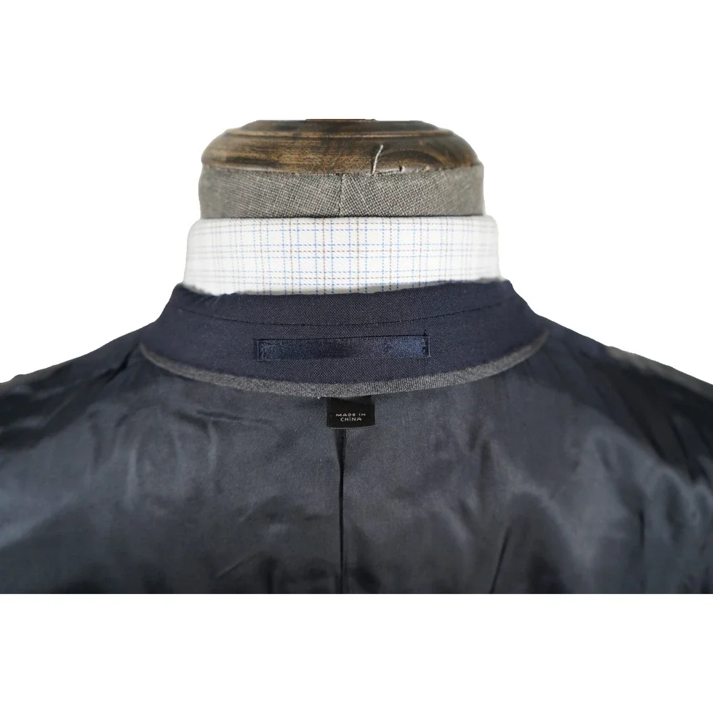 J.Crew Ludlow Mens 40L Suit Jacket Navy Loro Piana Super 120s Wool 2 Button